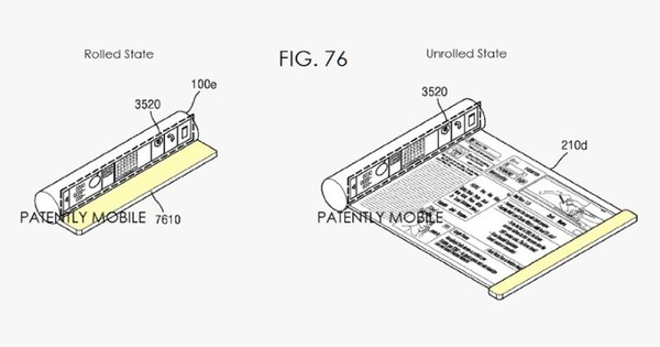 三星卷軸式手機(jī)規(guī)劃圖