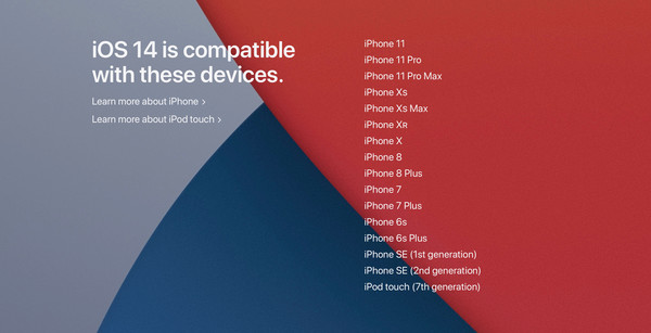 iOS 14兼容這16款手機(jī) 